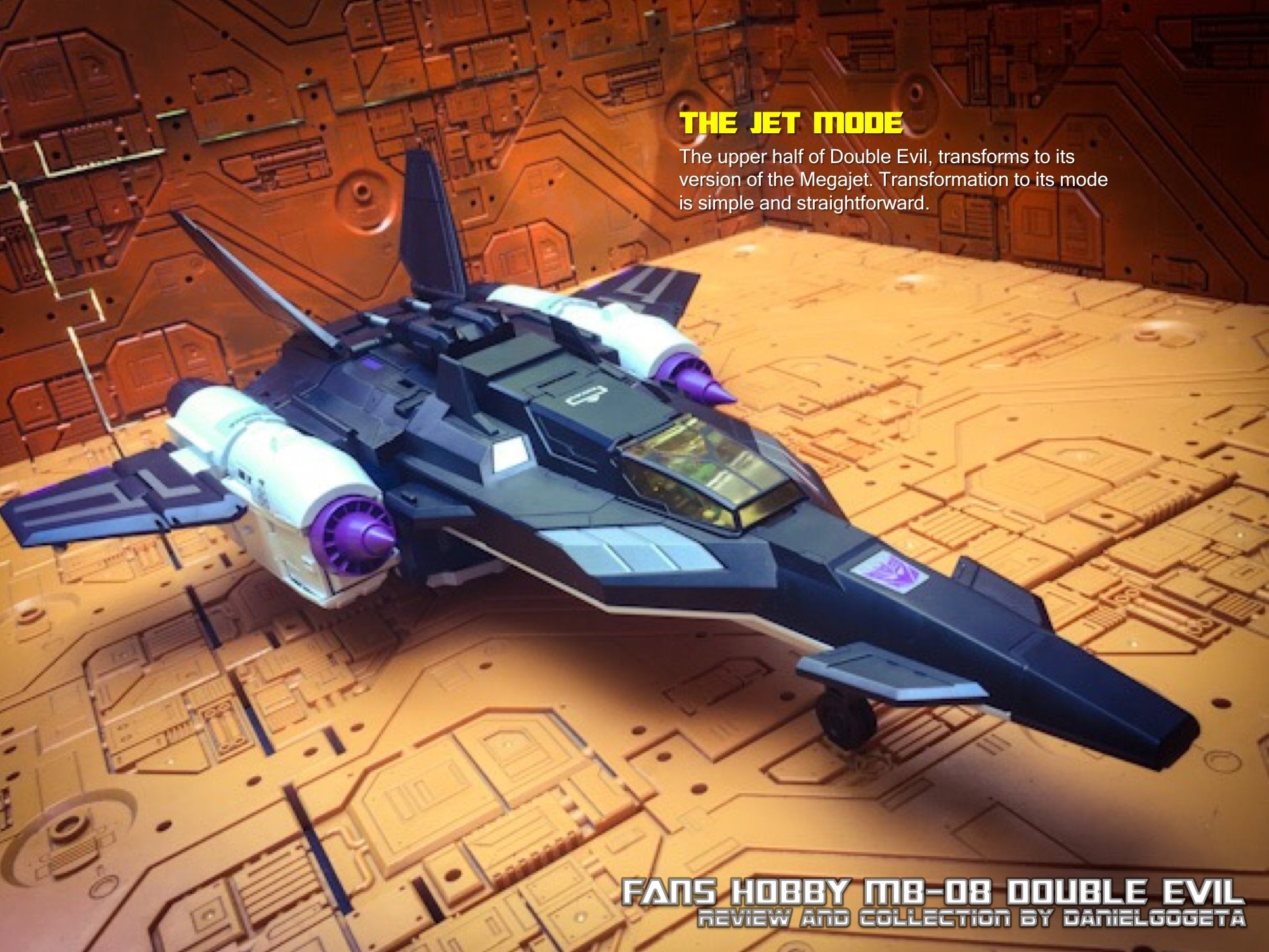 Fans Hobby MB-08 Double Evil Review of Unofficial D-307